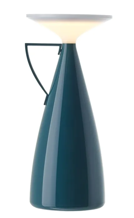 Beste Prijs Kartell Camomille draagbare tafellamp-Petrol