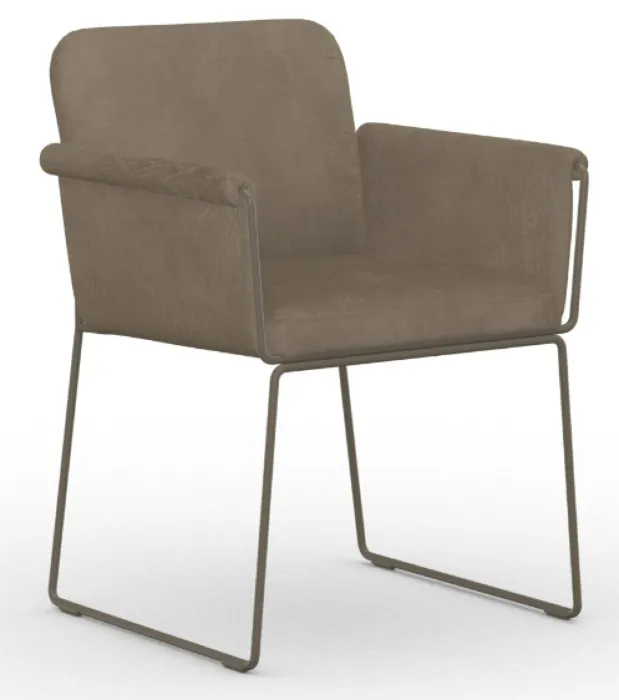 Studio Henk Unfold stoel met armleuning-Juke Taupe Voordeelprijs