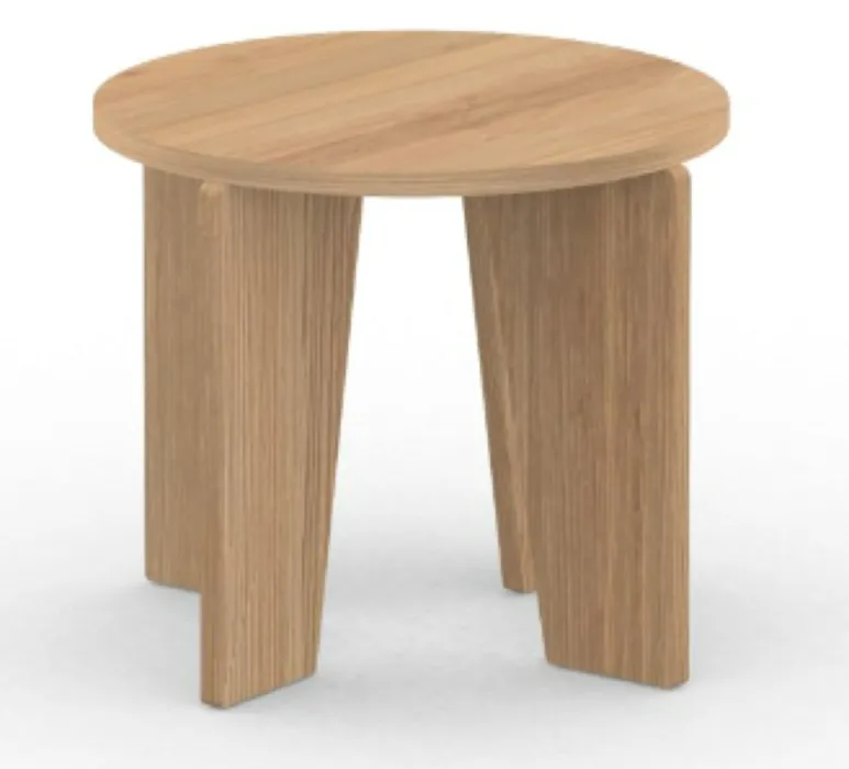 Studio Henk Taper salontafel-Eiken naturel-Ø50 Flitsaanbieding