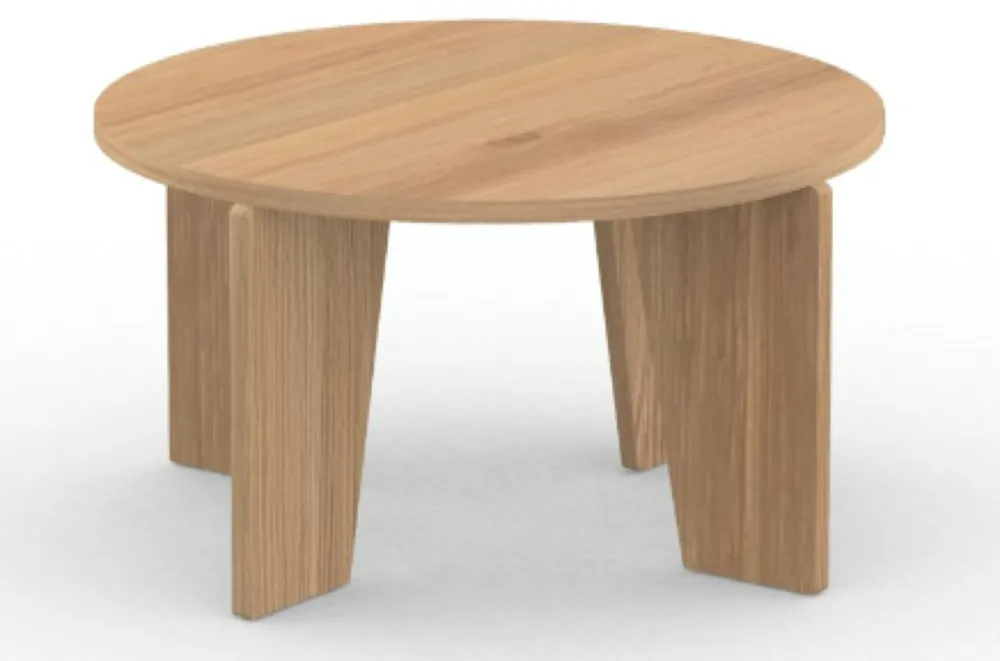 Studio Henk Taper salontafel-Eiken naturel-Ø70 Exclusieve Aanbieding
