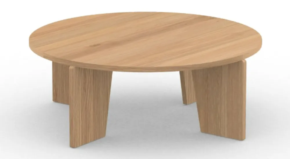 Studio Henk Taper salontafel-Eiken naturel-Ø90 Seizoensaanbieding