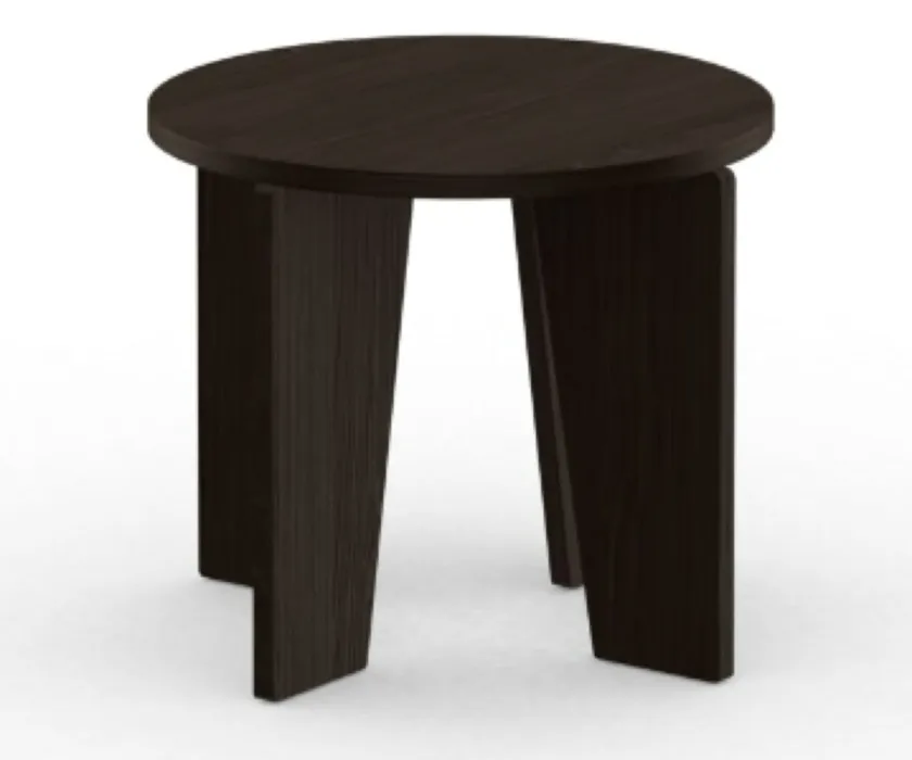 Studio Henk Taper salontafel-Eiken gerookt gebeitst-Ø50 Dagaanbieding
