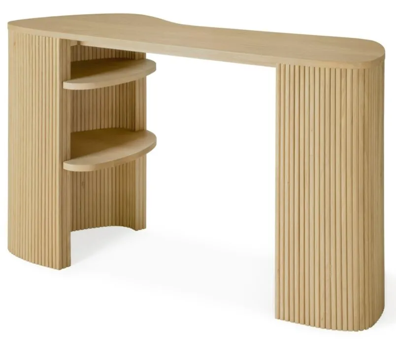 Fabrieksprijs Ethnicraft Roller Max Oak bureau