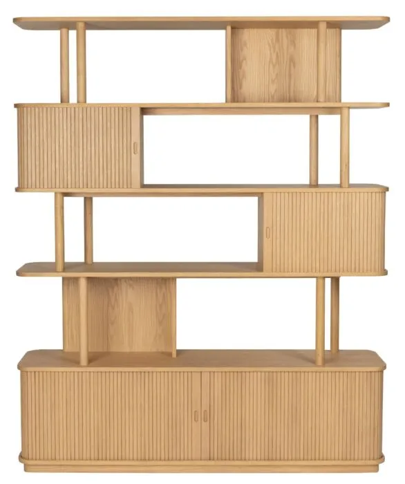 Zuiver Barbier boekenkast-Natural Gereduceerde Prijs