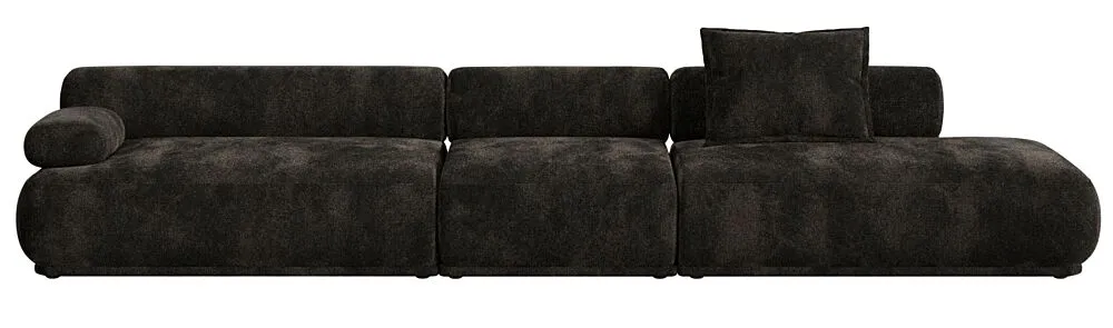 Zuiver Rembrandt 4,5 zits bank-Links-Dark Brown Must-Have