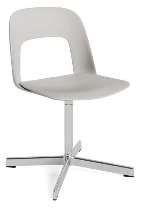Beste Prijs HAY Layout 131 stoel - aluminium onderstel-Sky Grey - Naveli 113