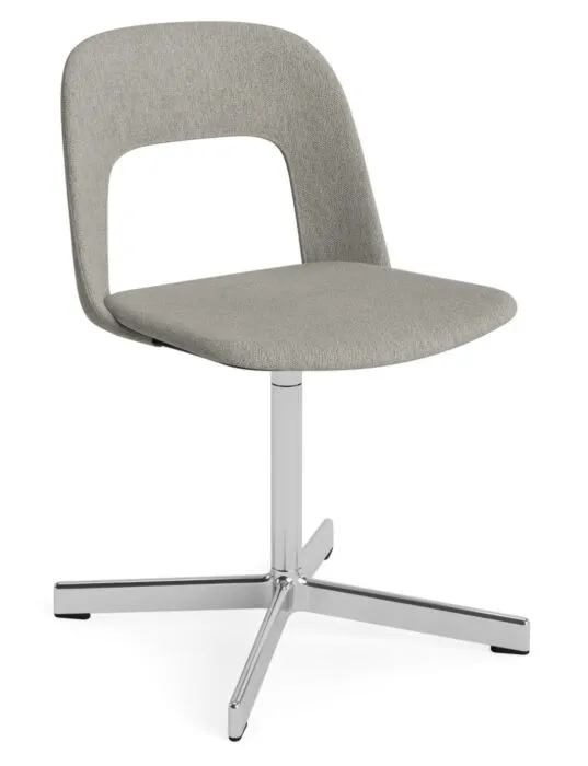 Flitsaanbieding HAY Layout 134 stoel - aluminium onderstel-Turf - Light Grey