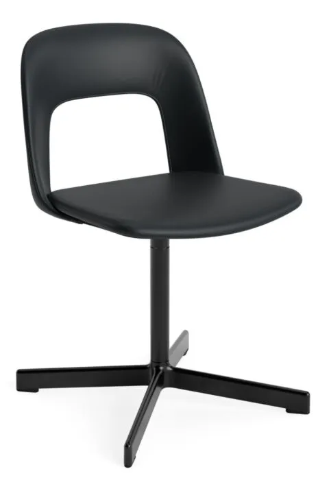 Alleen Vandaag HAY Layout stoel 134 - zwart onderstel-Grano - Black