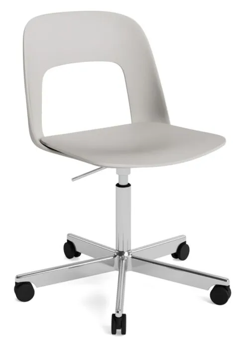 Direct Verzonden HAY Layout stoel 141 - aluminium onderstel-Sky Grey - Naveli 113
