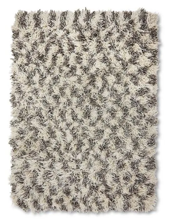 HKliving Shaggy Checkers vloerkleed Dagaanbieding