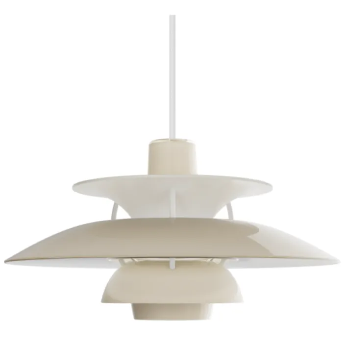 Louis Poulsen PH 5 Opal hanglamp-Beige Speciale Aanbieding