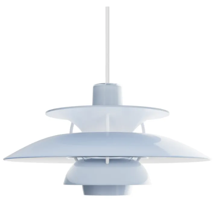 Louis Poulsen PH 5 Opal hanglamp-Pale blue Beperkt Aanbod
