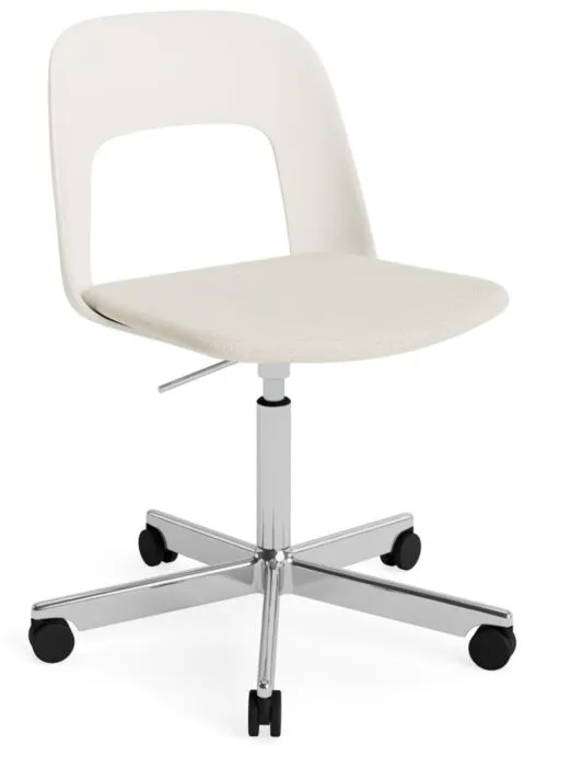 HAY Layout 143 stoel - aluminium onderstel-Cream White - Mode 011 Exclusieve Aanbieding