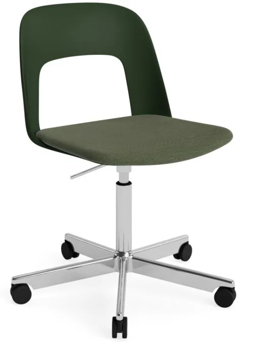 Lage Kosten HAY Layout 143 stoel - aluminium onderstel-Bottle Green - Mode 072
