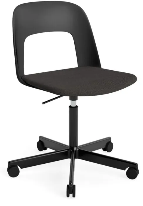 HAY Layout 143 stoel - zwart onderstel-Black - Steelcut Trio 195 Hoge Kwaliteit