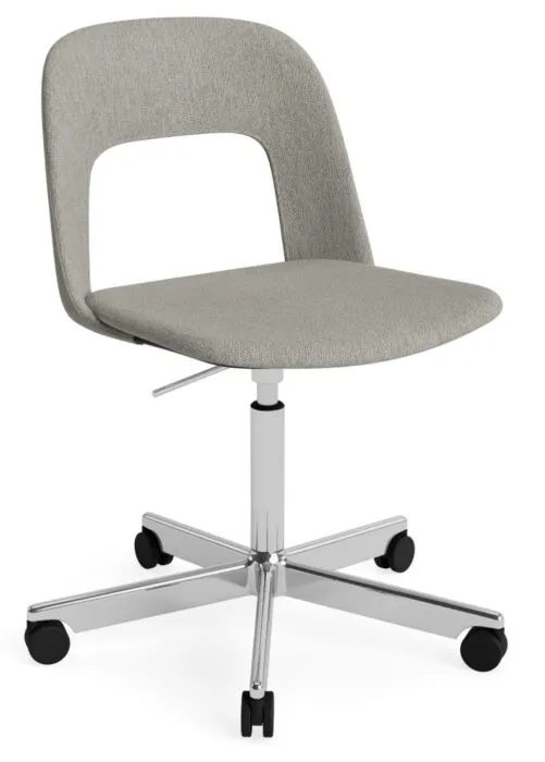 HAY Layout 144 stoel - aluminium onderstel-Turf - Light Grey Koopje