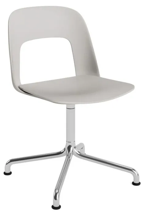 HAY Layout 151 stoel - aluminium onderstel-Sky Grey - Naveli 113 Veilige Betaling