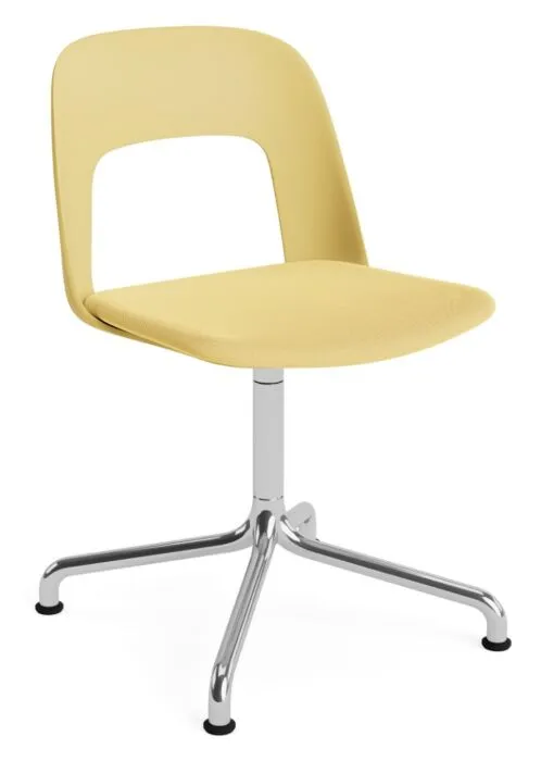 Flitsaanbieding HAY Layout 153 stoel - aluminium onderstel-Biscotti - Relate 431