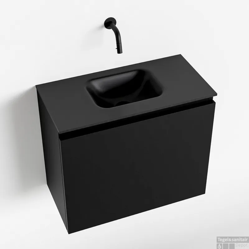 Gratis Retour MONDIAZ OLAN 60cm toiletmeubel urban. LEX wastafel urban midden geen kraangat
