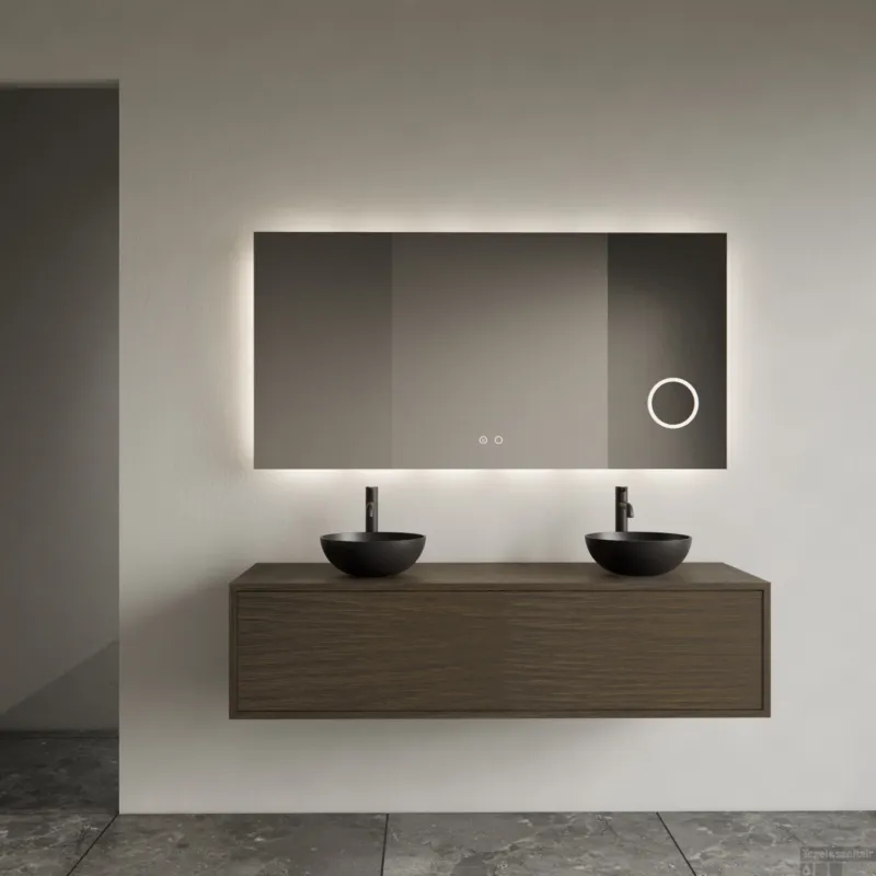 Exclusieve Aanbieding Onderkast Gliss Design Joa Charcoal 120 CM Incl.Topplaat