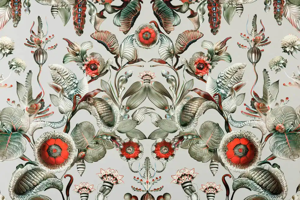 Arte Moooi Green House Coccinella Bella Stone Grey MO5000 Behang Meest Verkocht