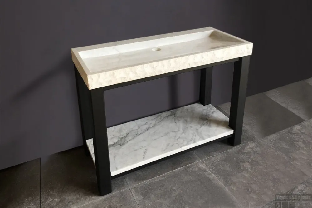 Betaalbaar Forzalaqua Onderstel Mat Zwart 120x51x80 cm