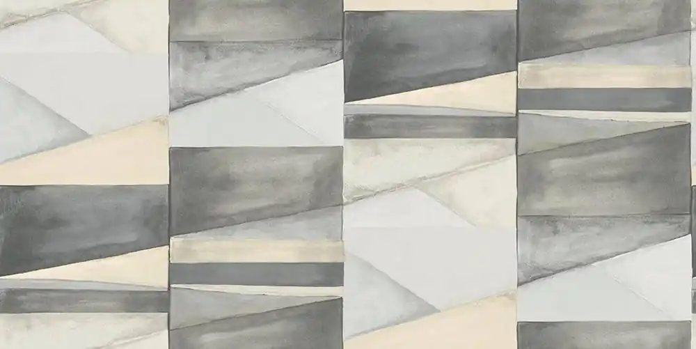 Dagaanbieding Hookedonwalls Silhouette Color Blocks 34834 Behang