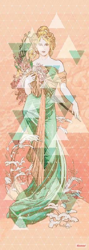 Merkproduct Komar Heritage Printemps HX2-005 Behang