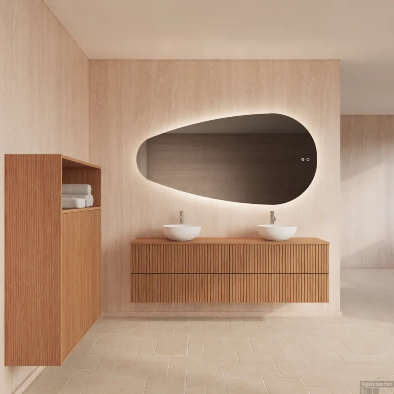 Exclusieve Aanbieding Badmeubelset Gliss Design Hybris Pure 200 cm Met Waskom