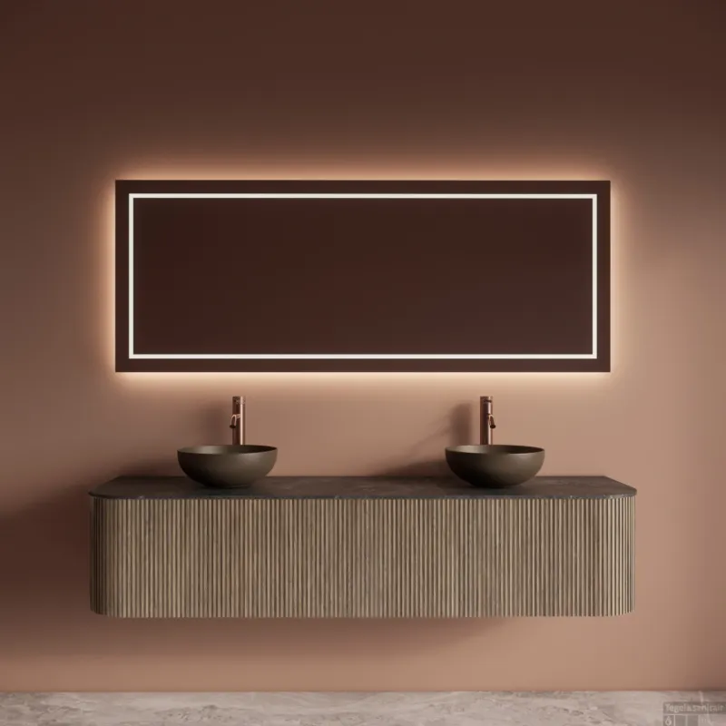 Badkamermeubelset Gliss Design Alluro 180 cm Corn Silk Hete Deal