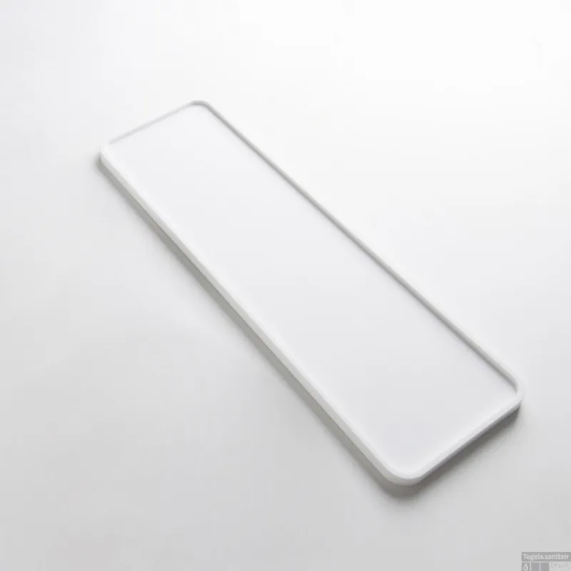 Cosmetica Plank Ideavit Solidplate 45x14x1.2 cm Solid Surface Mat Wit Express Levering