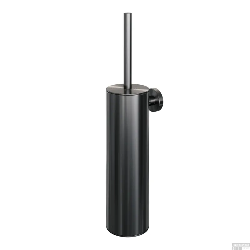 Toiletborstelset Brauer Gunmetal Wandmontage met PVD coating Geborsteld Gunmetal Finale Uitverkoop