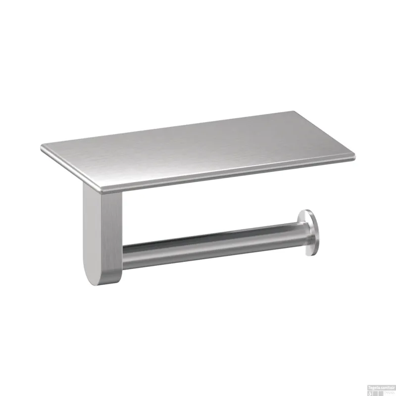 Toiletrolhouder Brauer Brushed Edition Met Planchet RVS Geborsteld PVD Populair