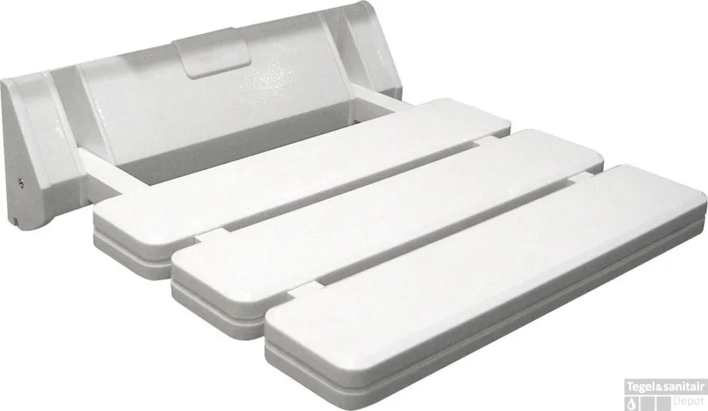 Douche Wandzitting Vouwbaar Sapho Handicap 32x33 cm Wit Direct Verzonden