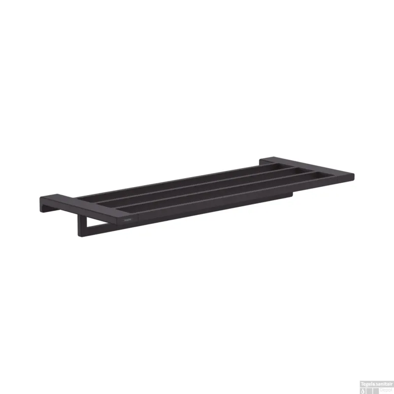 Handdoekrek Met Handdoekhouder HansGrohe AddStoris Mat Zwart Weekendaanbieding
