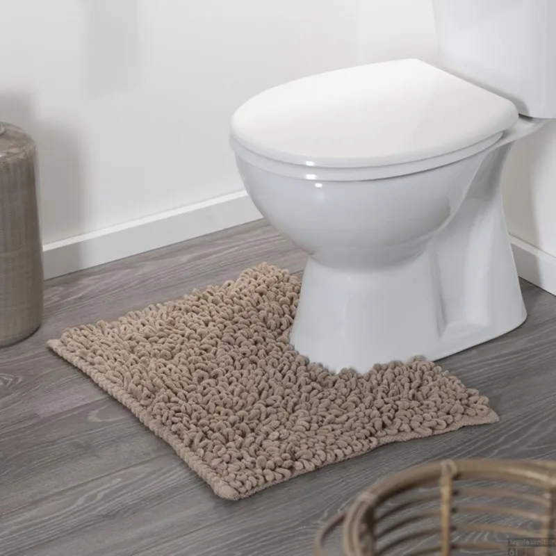 Shop Nu Toiletmat Sealskin Twist 45x50 cm Microfibre Zand