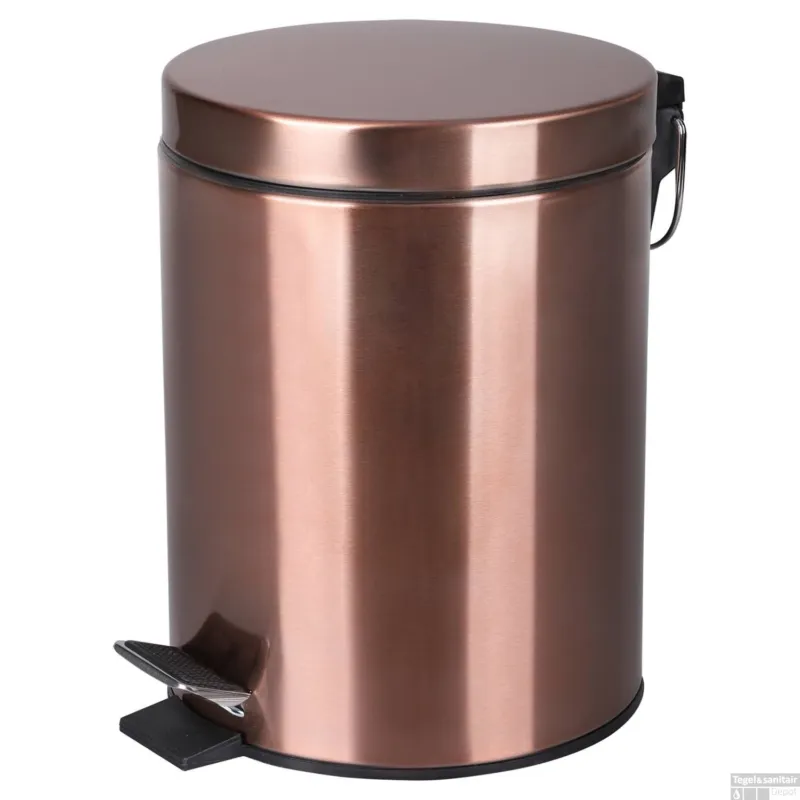 Populair Pedaalemmer Differnz Soft Close Deksel 5 Liter Koper