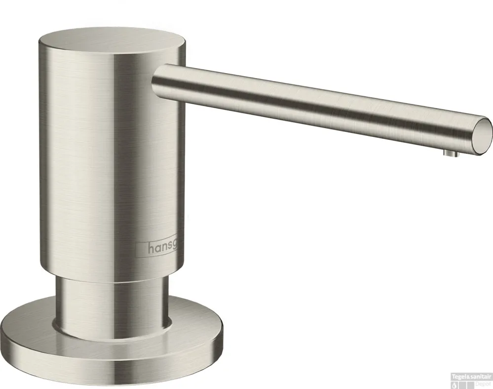 Hansgrohe A41 zeep-/lotiondispenser, rvs look Rechtstreeks Van De Fabrikant
