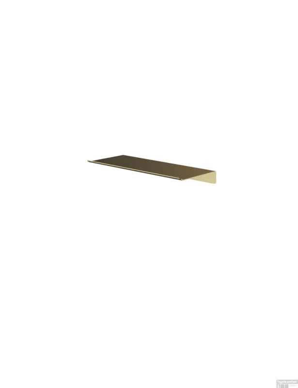 Betrouwbaar Hotbath &More Planchet 30 cm inclusief bevestigings rails Geborsteld messing PVD
