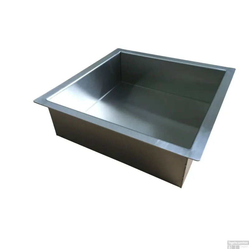 Hoge Kwaliteit Wiesbaden Inbouwnis Exellence 30x30x10cm RVS