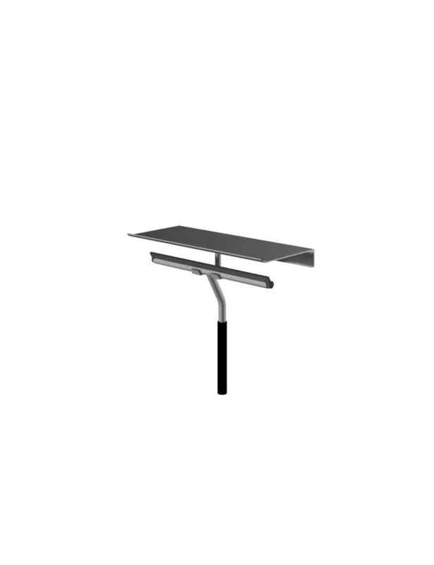 Gereduceerde Prijs Hotbath &More Wisser voor Planchet serie Geborsteld gunmetal PVD