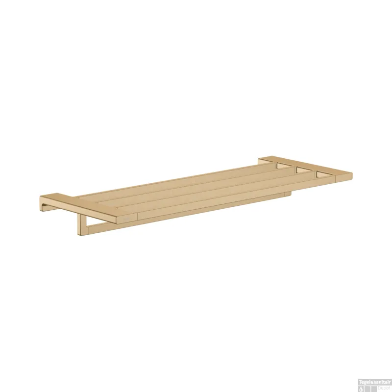 Handdoekrek Met Handdoekhouder HansGrohe AddStoris Brushed Bronze Direct Beschikbaar