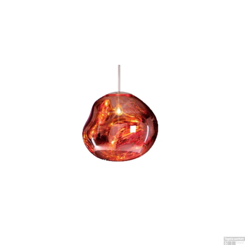 Fabrieksprijs Hanglamp Sanimex Njoy Met E27 Fitting 20 cm Inclusief 4W Lamp Glas Rose Goud