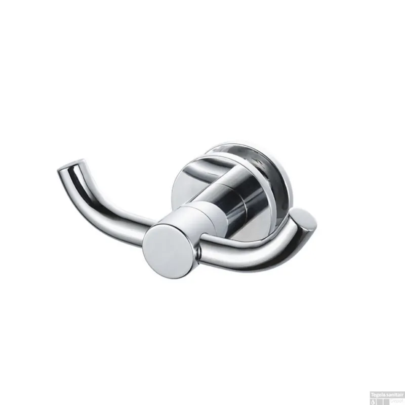 Superprijs Handdoekhaak Dubbel voor Radiatoren Haceka Adoria Oase 7,3x3,9 cm Chroom