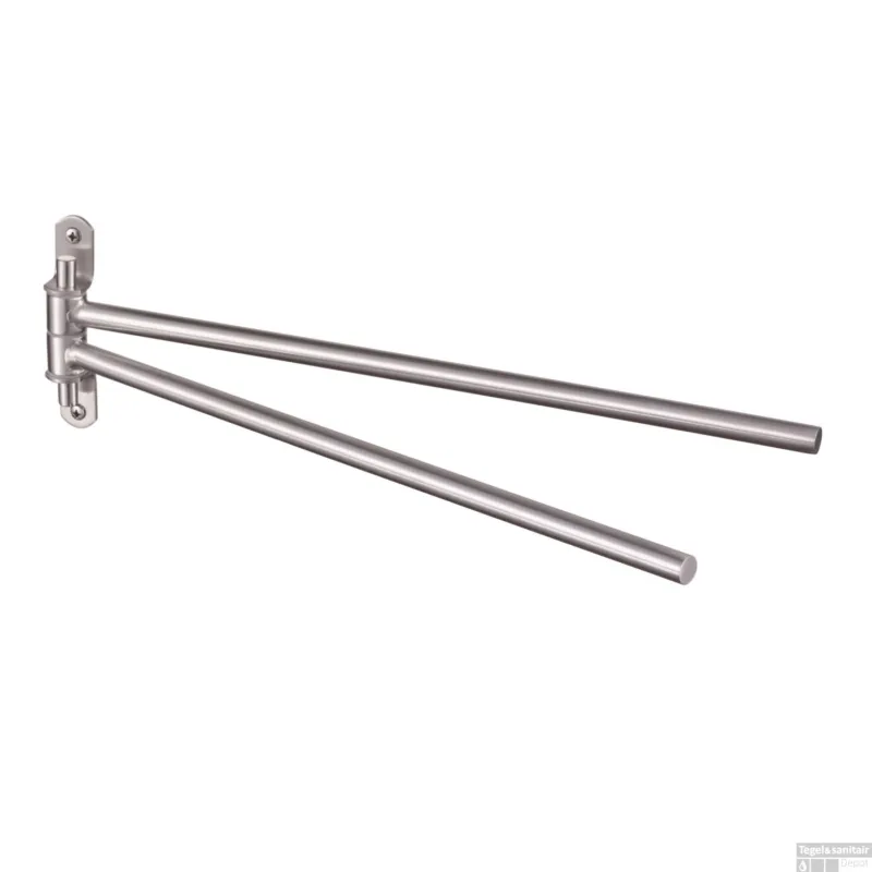 Handdoekhouder Draaibaar Haceka Ixi 39.5x11.2x2 cm RVS Bestel Nu