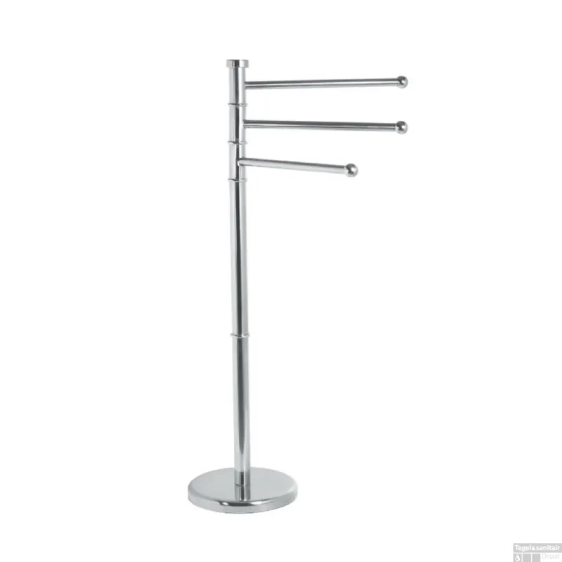 Korting Handdoekhouder Sapho Samba Vrijstaand 85.5 cm RVS