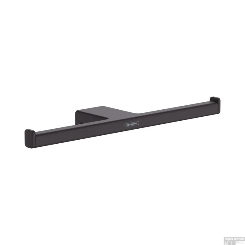Uitverkoop Dubbele Toiletrolhouder HansGrohe AddStoris Mat Zwart