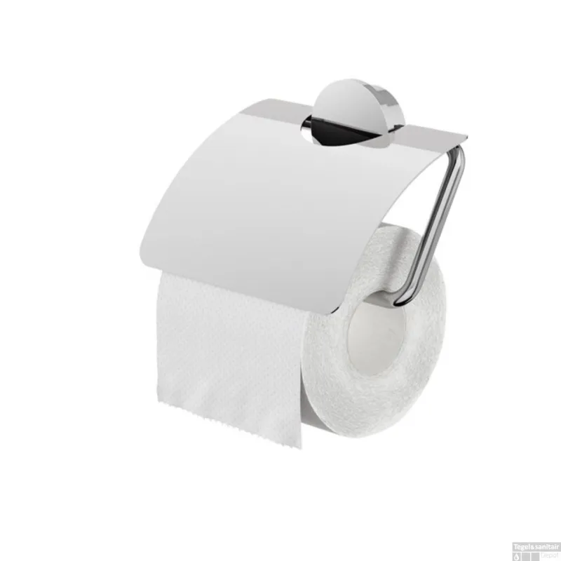 Flitsaanbieding Toiletrolhouder met Klep Geesa Opal Chroom