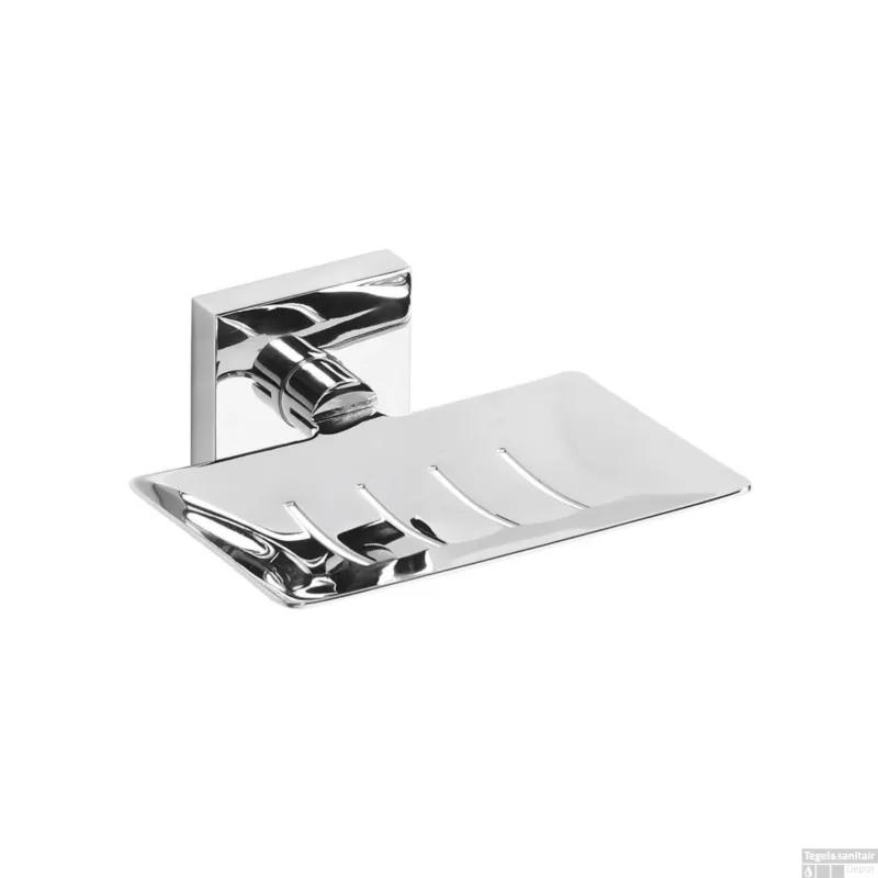 Zeephouder Sapho X-Square Hangend 12.5x5.5 cm Chroom Exclusieve Aanbieding