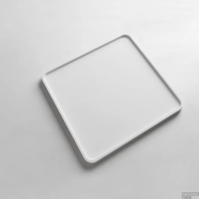 Cosmetica Plank Ideavit Solidplate 25x25x1.2 cm Solid Surface Mat Wit Gereduceerde Prijs